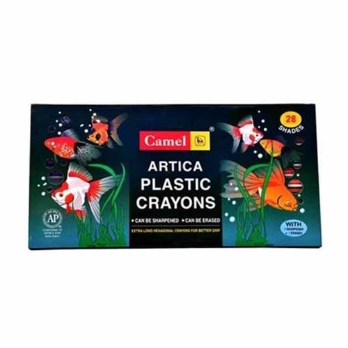 CAMEL ARTICA PLASTIC CRAYONS EXTRA LONG 28 SHADES